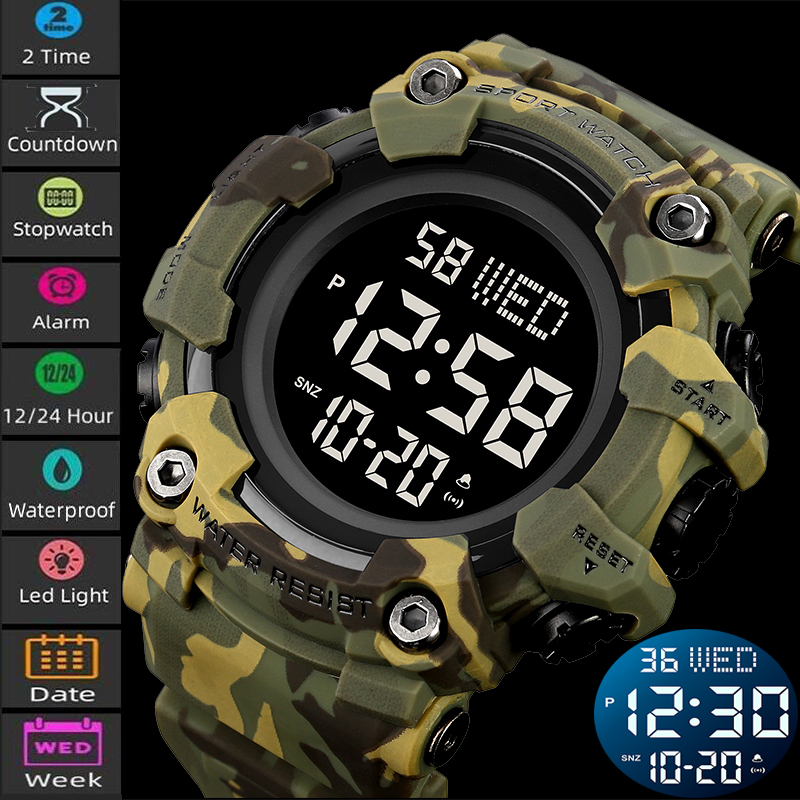 Tide Watch Surf - Skmei Orologi sportivi di moda di
