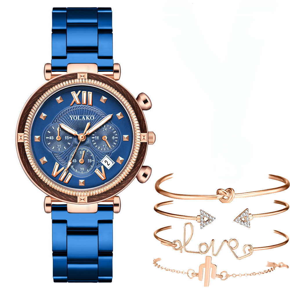 Minimalist Thin Watch - Moda 5 pezzi Set di orologi