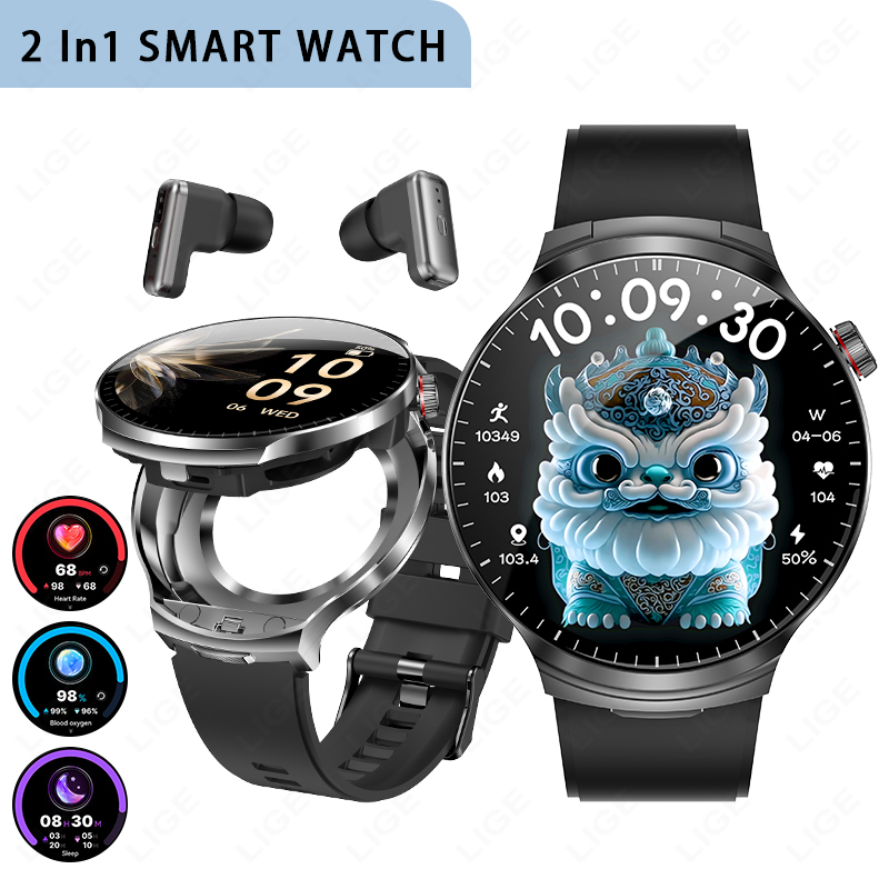 Smartwatch Noise Watches For Men - LIGE Nuovo Smartwatch TWS 2 in