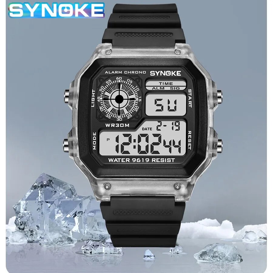 Tide Watch Surf - SYNOKE Orologi digitali da uomo sportivi