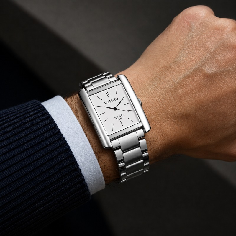 Smartwatch Square Watches For Men - Orologio da Uomo Elegante con Quadrante