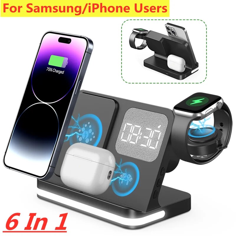Smartwatch Watches For Iphone - Supporto per caricabatterie wireless per iPhone