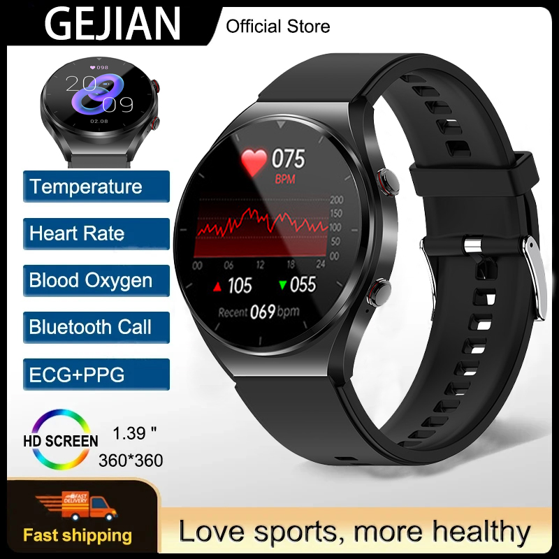 Smartwatch Health Watches For Men - GEJIAN Smartwatch con schermo HD da