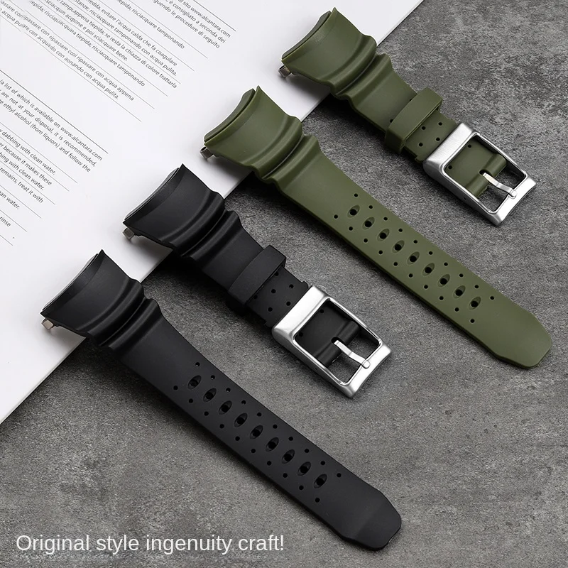 Citizen Watch Promaster - Cinturino in gomma con estremità curva