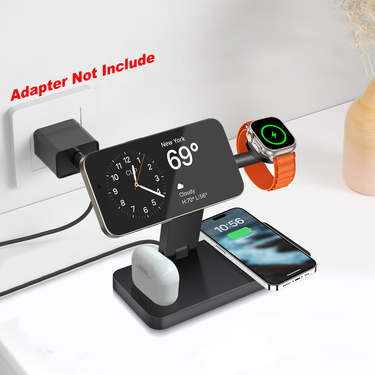 Smartwatch Watches For Iphone - Caricatore Wireless Magnetico 4 in 1