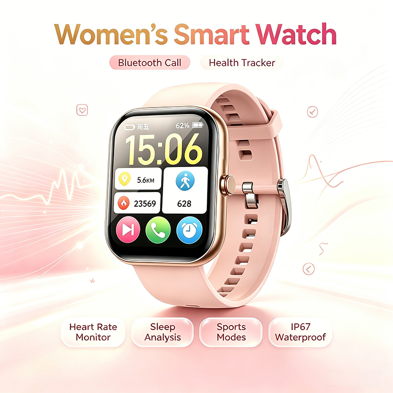 Smartwatch Ladies Watches For Women - Smartwatch da donna con chiamata BT,