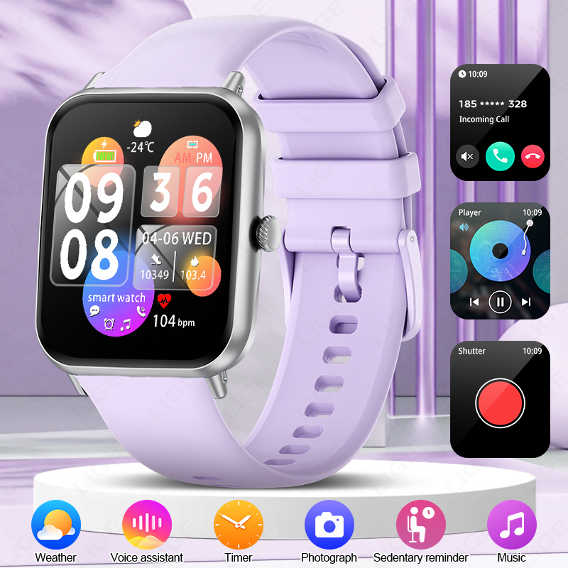 Smartwatch Ladies Watches For Women - LIGE Moda 1.83 