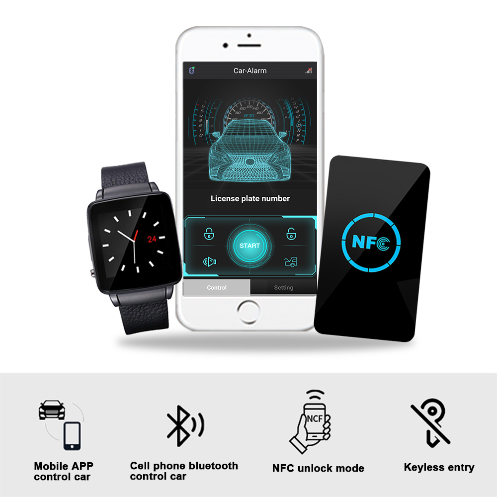 Smartwatch Watches With Bluetooth - Sistema di accesso senza chiave NFC
