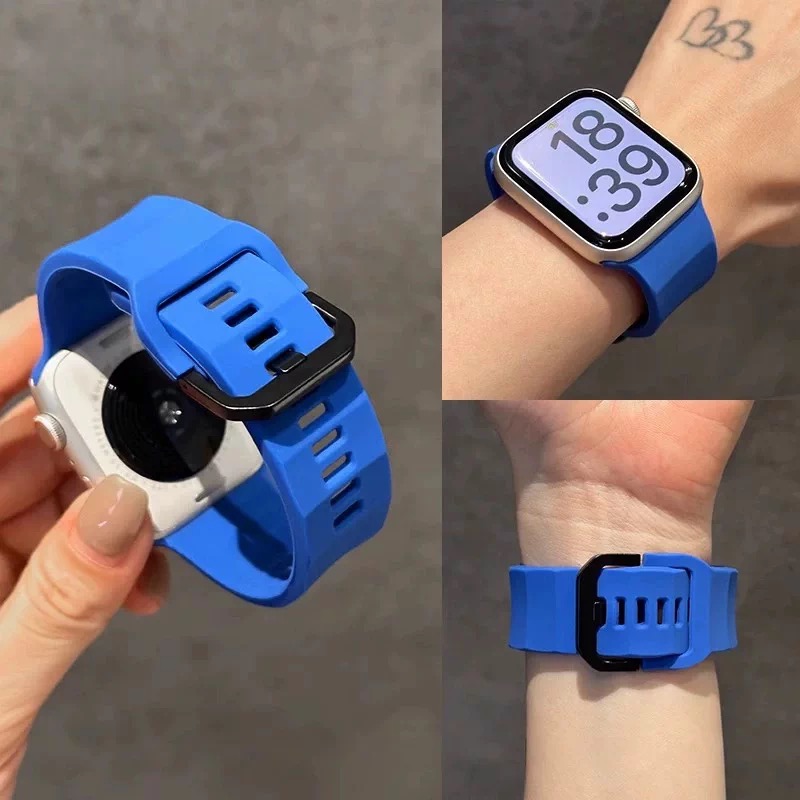 Smartwatch Premium Watches For Women - Cinturino in silicone morbido e ondulato