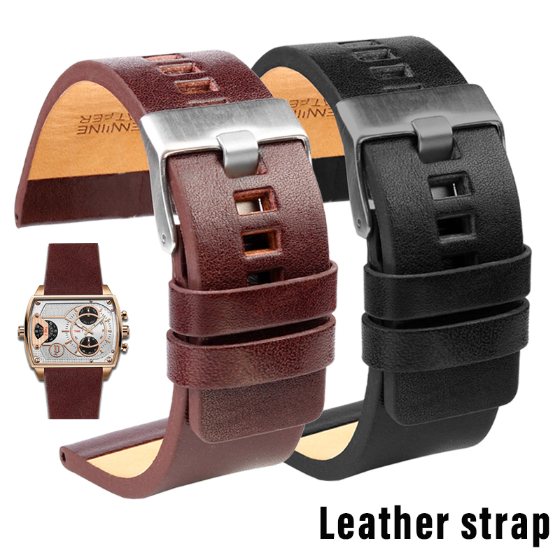 Watch Esim - 22/24/26/28/30/32mm Per cinturino in vera pelle