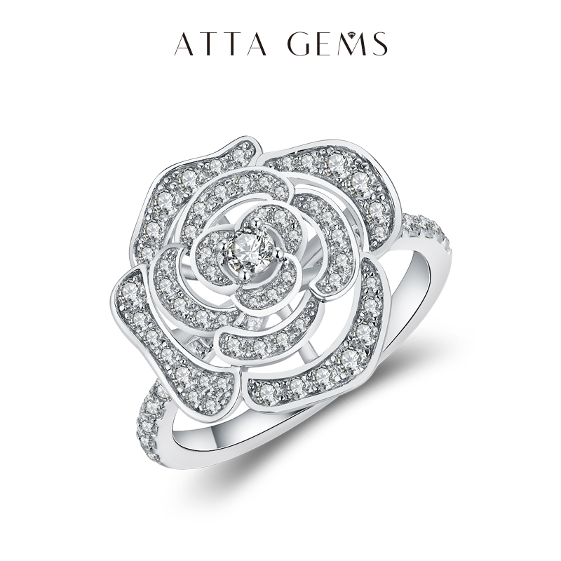 Vs Smartwatch - Attagems 1.5CT anello Moissanite per le