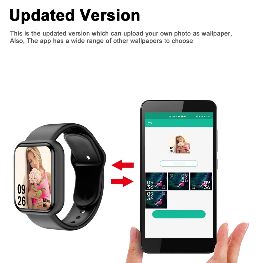 Smart Watch per uomo donna mod - Smartwatch Square Watches For Men recensione e prezzo