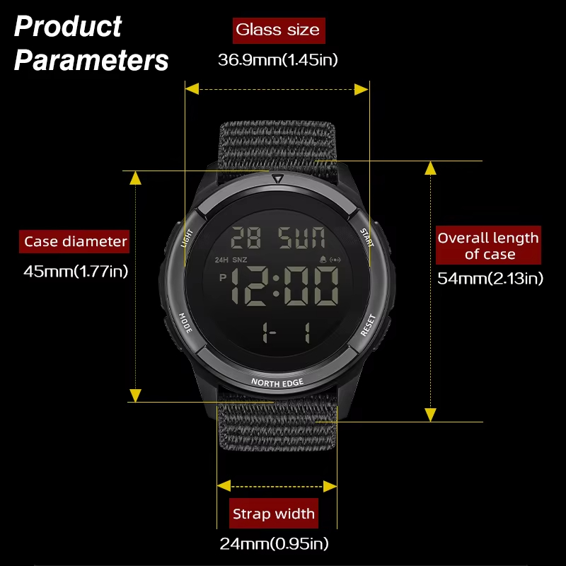 NORTH EDGE 2025 TERRAX Orologi - Tide Watch Surf recensione e prezzo