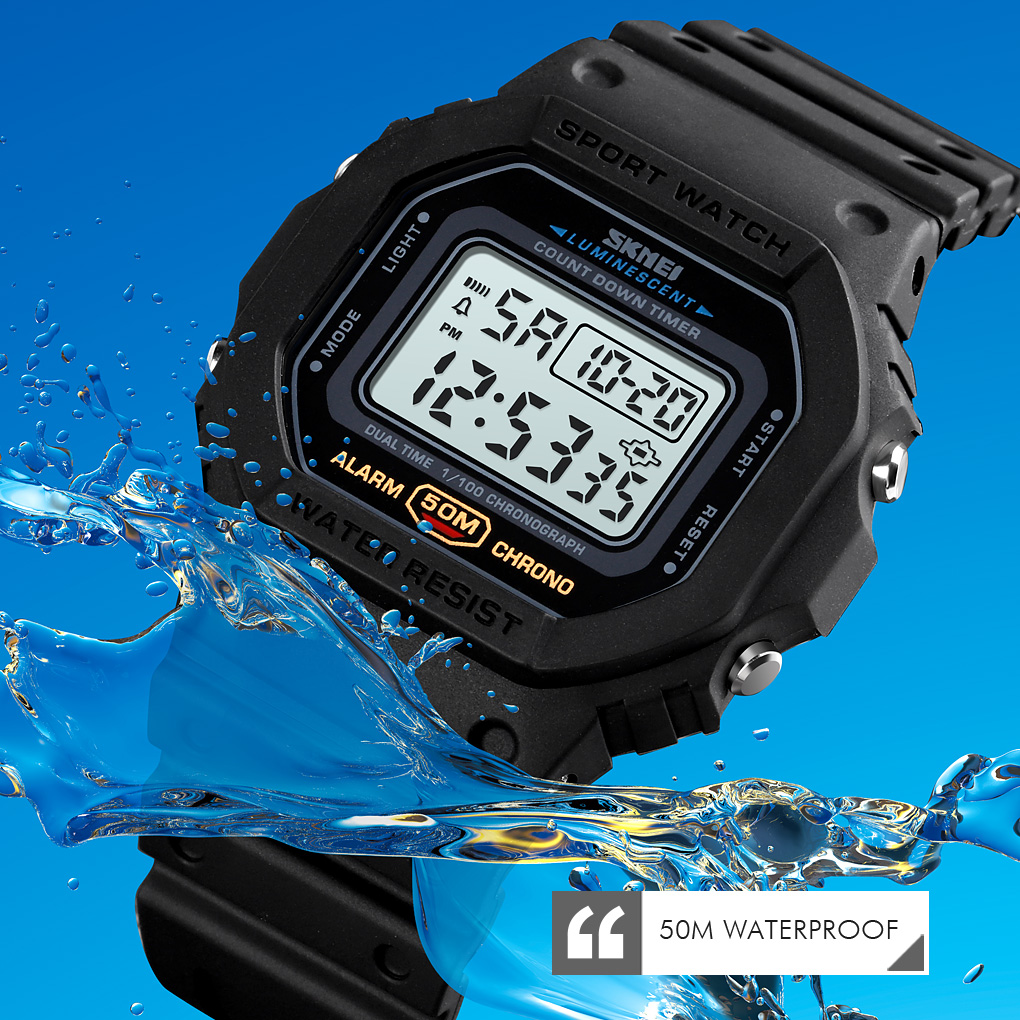 SKMEI 1628 reloj hombre orolog - Tide Watch Surf recensione e prezzo