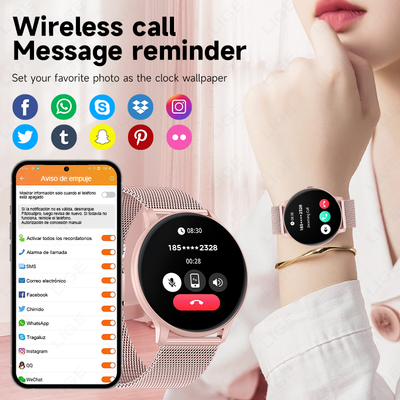 Nuovo Smartwatch 2026 per Donn - Smartwatch Ladies Watches For Women recensione e prezzo