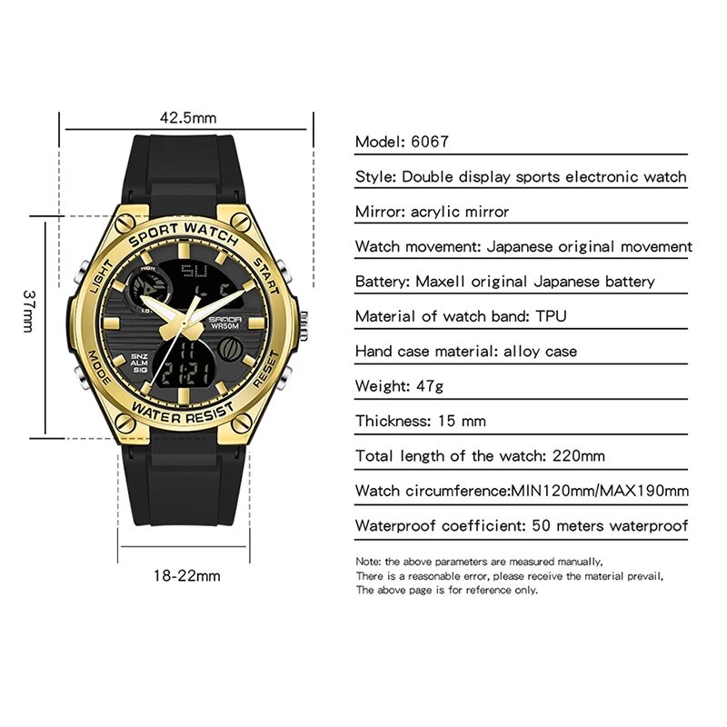 SANDA marca G Style LED orolog - Minimalist Thin Watch recensione e prezzo