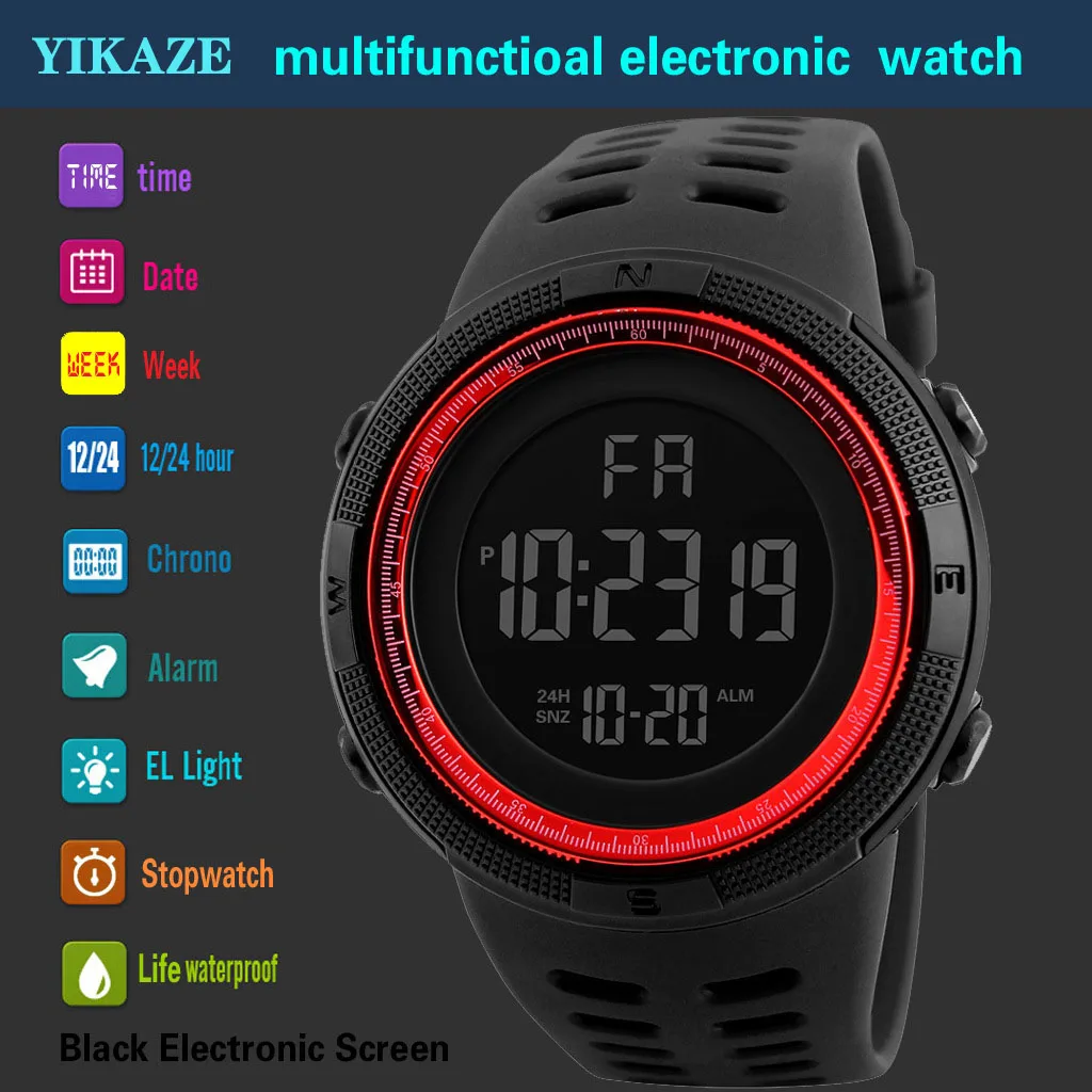 YIKAZE X01 Orologi digitali da - Tide Watch Surf recensione e prezzo