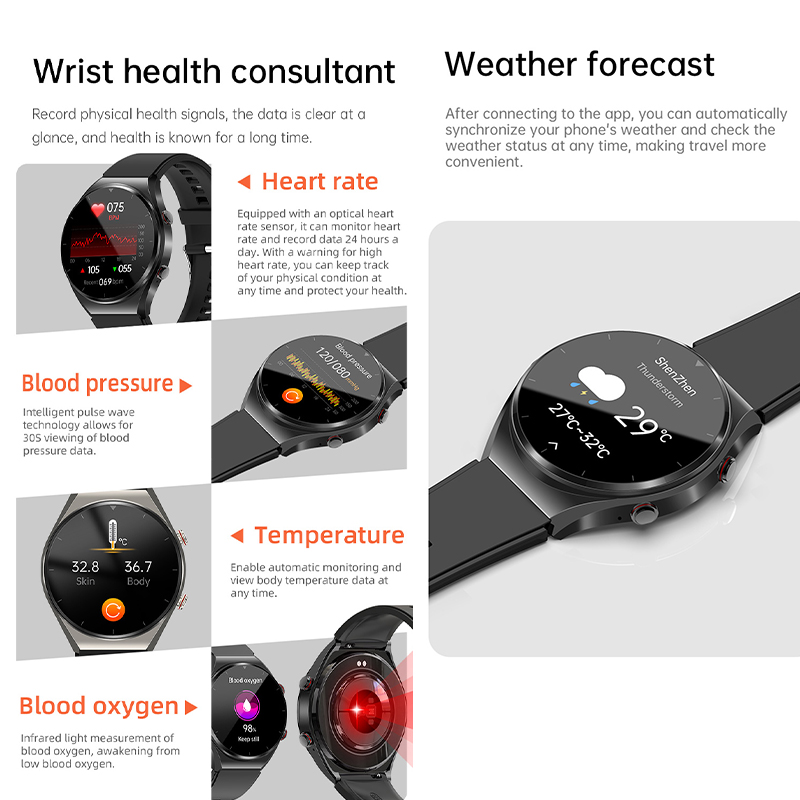 GEJIAN Smartwatch con schermo  - Smartwatch Health Watches For Men recensione e prezzo