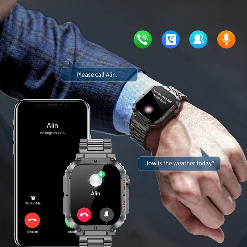 LIGE Outdoor Sports Fitness Sm - Smartwatch Watches With Bluetooth recensione e prezzo