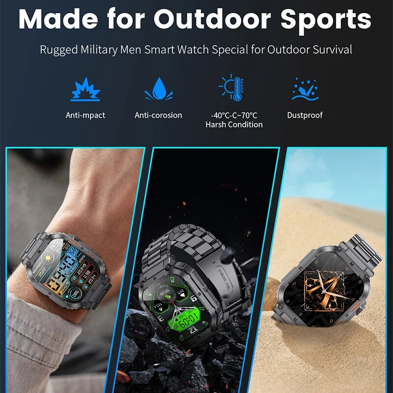 LIGE Outdoor Sports Fitness Sm - Smartwatch Watches With Bluetooth recensione e prezzo