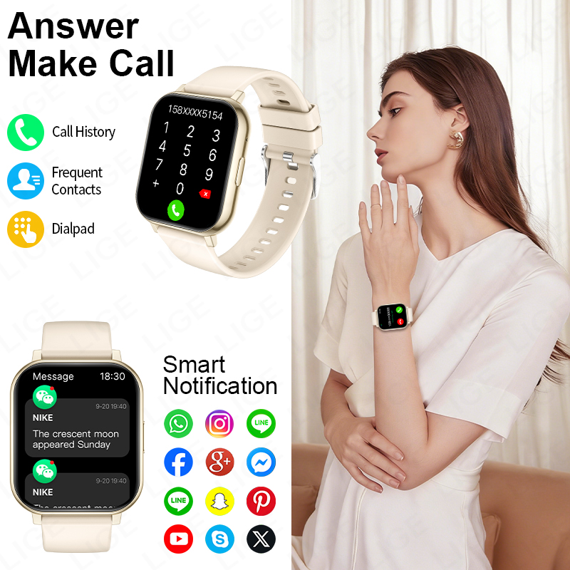 LIGE Nuovo Smartwatch HD da 1, - Smartwatch Health Watches For Men recensione e prezzo