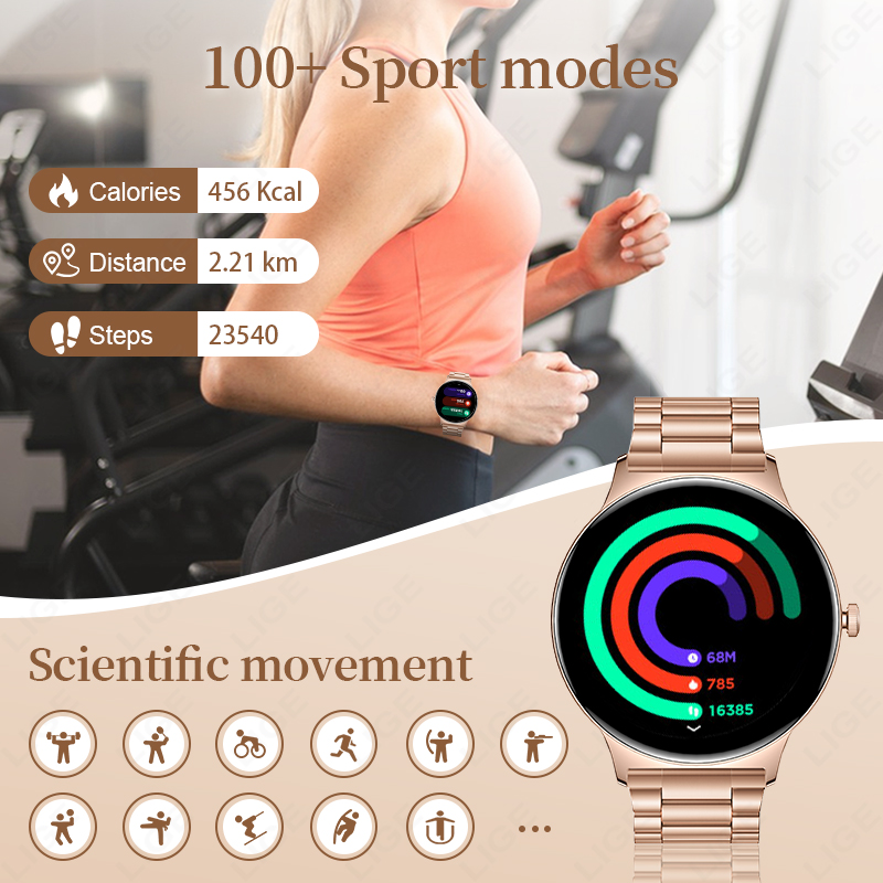 LIGE Nuovo Smartwatch da 7,9 m - Smartwatch Ladies Watches For Women recensione e prezzo