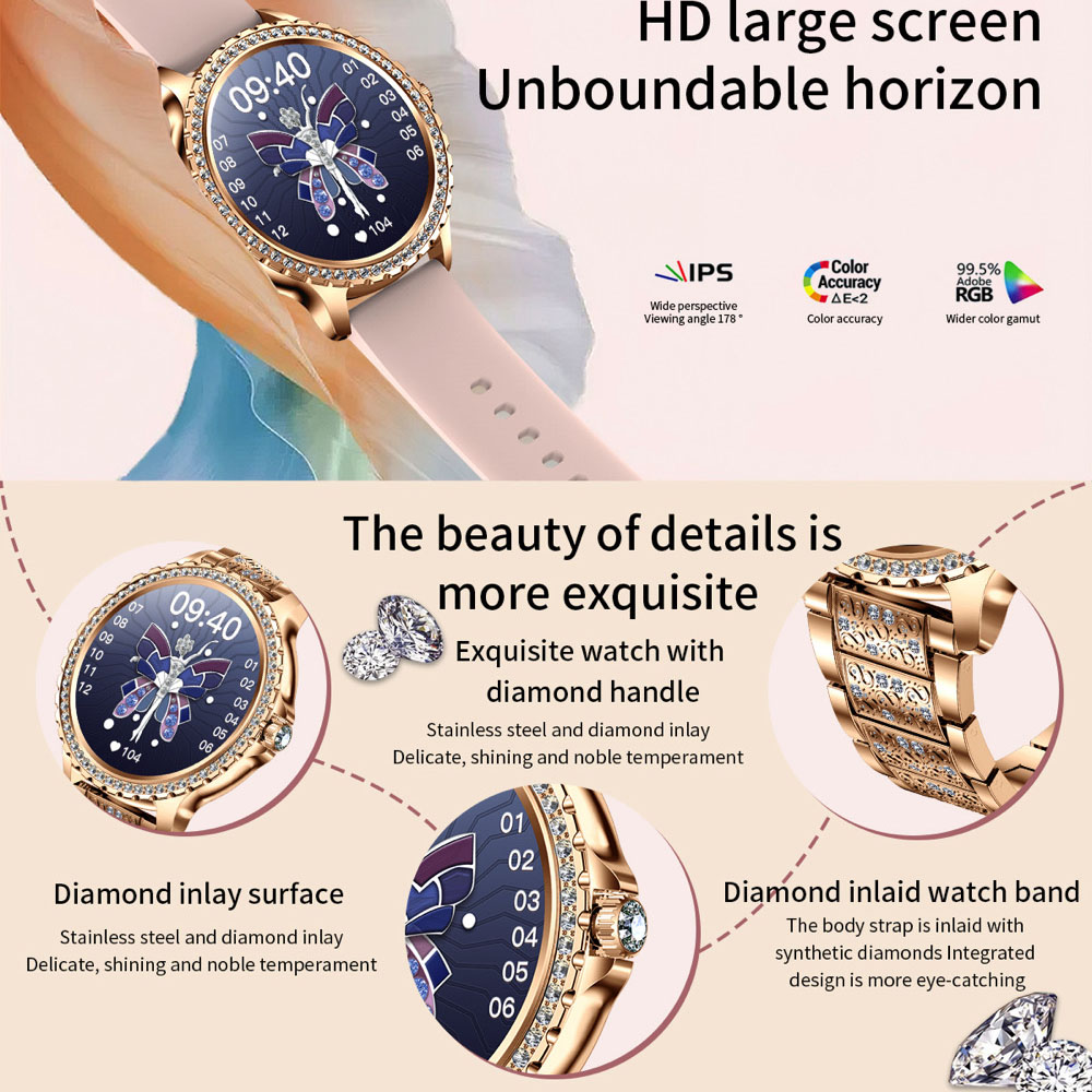 696 Nuovo Blue Tooth Call Orol - Smartwatch Ladies Watches For Women recensione e prezzo