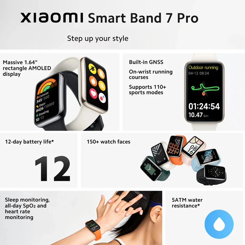 Xiaomi Smart Band 7 Pro 1.64 ' - Smartwatch Watches With Bluetooth recensione e prezzo