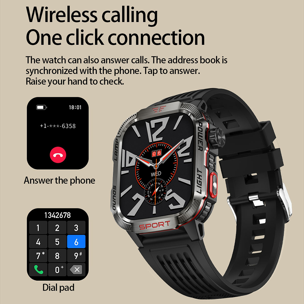 Orologi da polso sportivi all' - Smartwatch Square Watches For Men recensione e prezzo