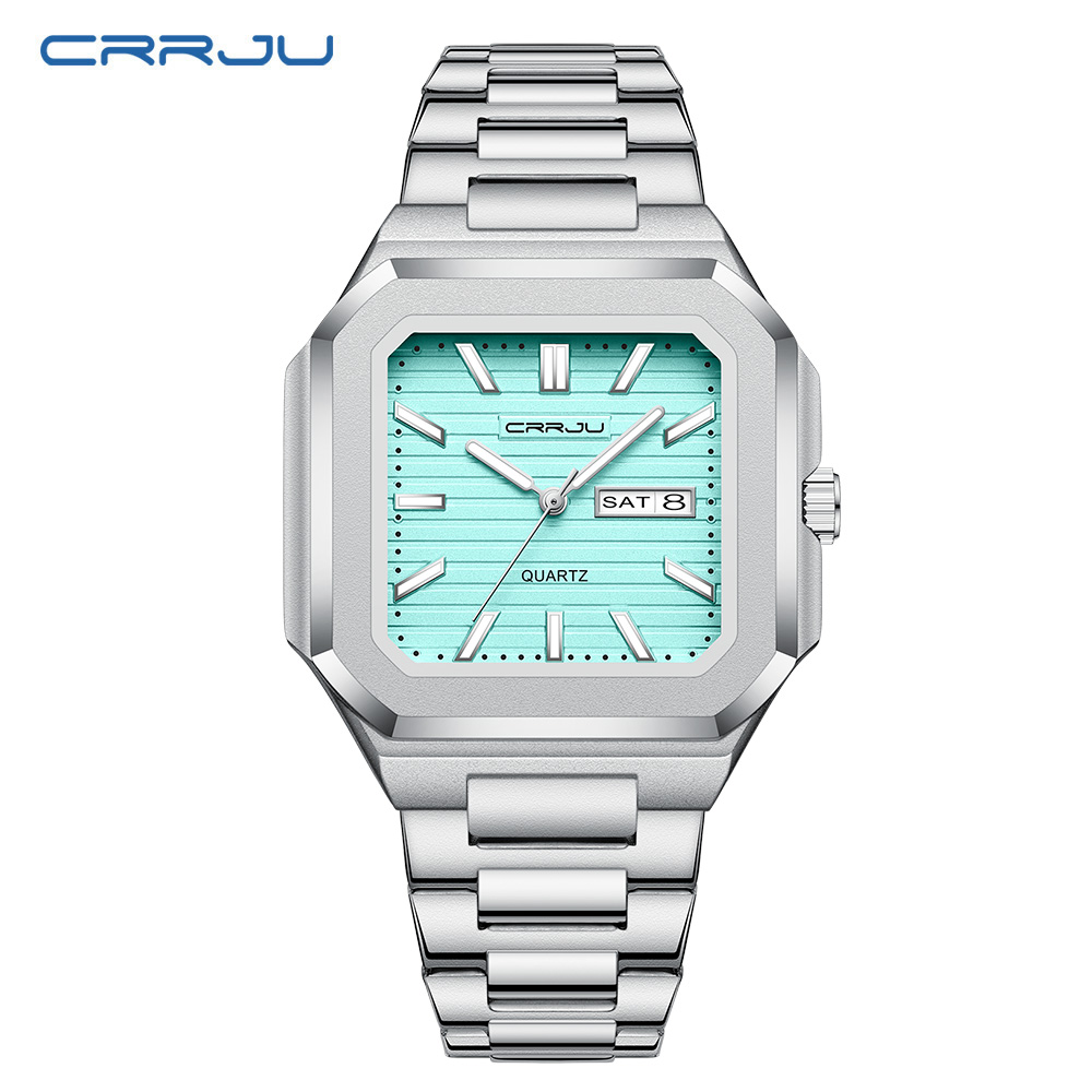 Orologio da uomo CRRJU casual  - Smartwatch Square Watches For Men recensione e prezzo