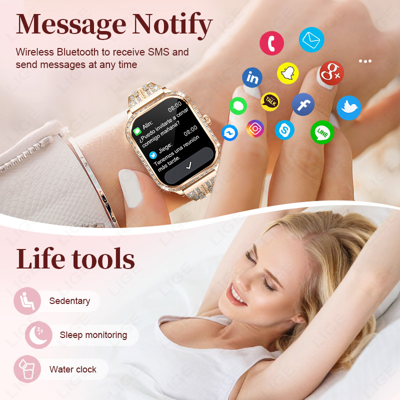 LIGE Smart Watch da donna impe - Smartwatch Ladies Watches For Women recensione e prezzo