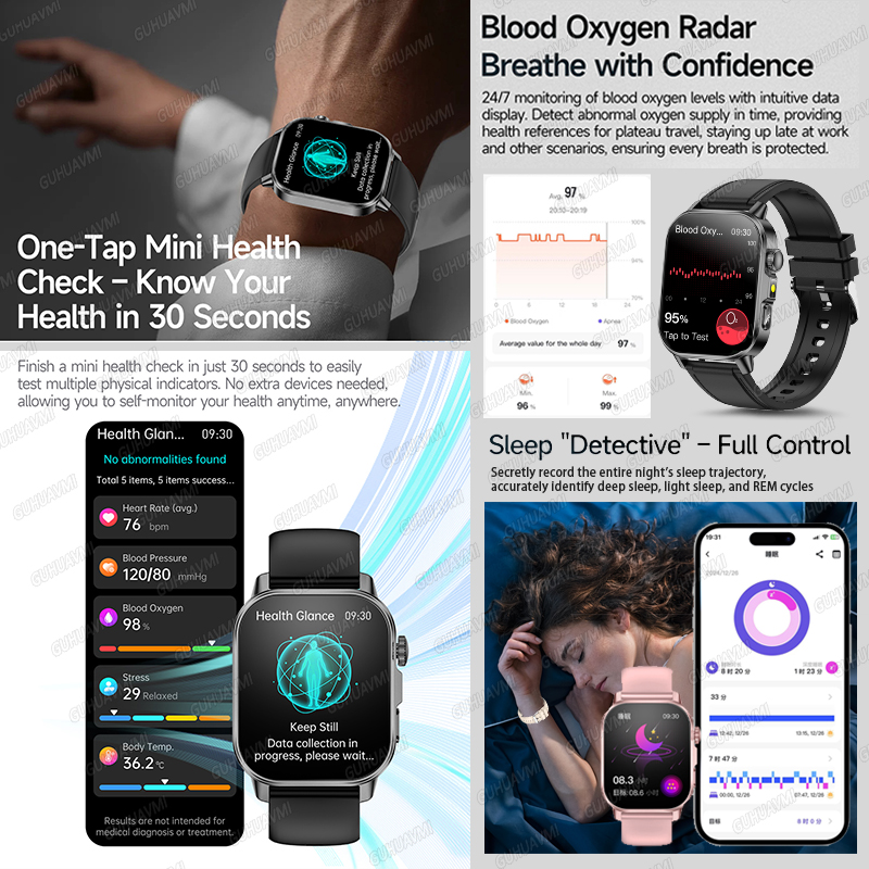 Nuovo Smartwatch per la Salute - Smartwatch Health Watches For Men recensione e prezzo