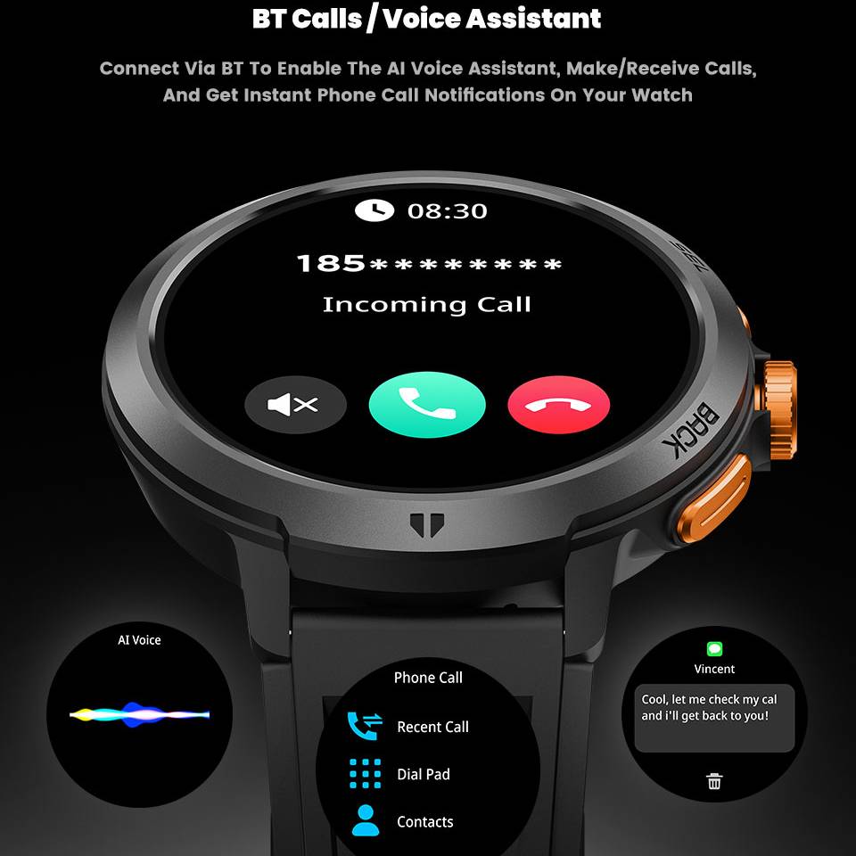 LEADOYS C33 Smart Watch con gr - Smartwatch Health Watches For Men recensione e prezzo