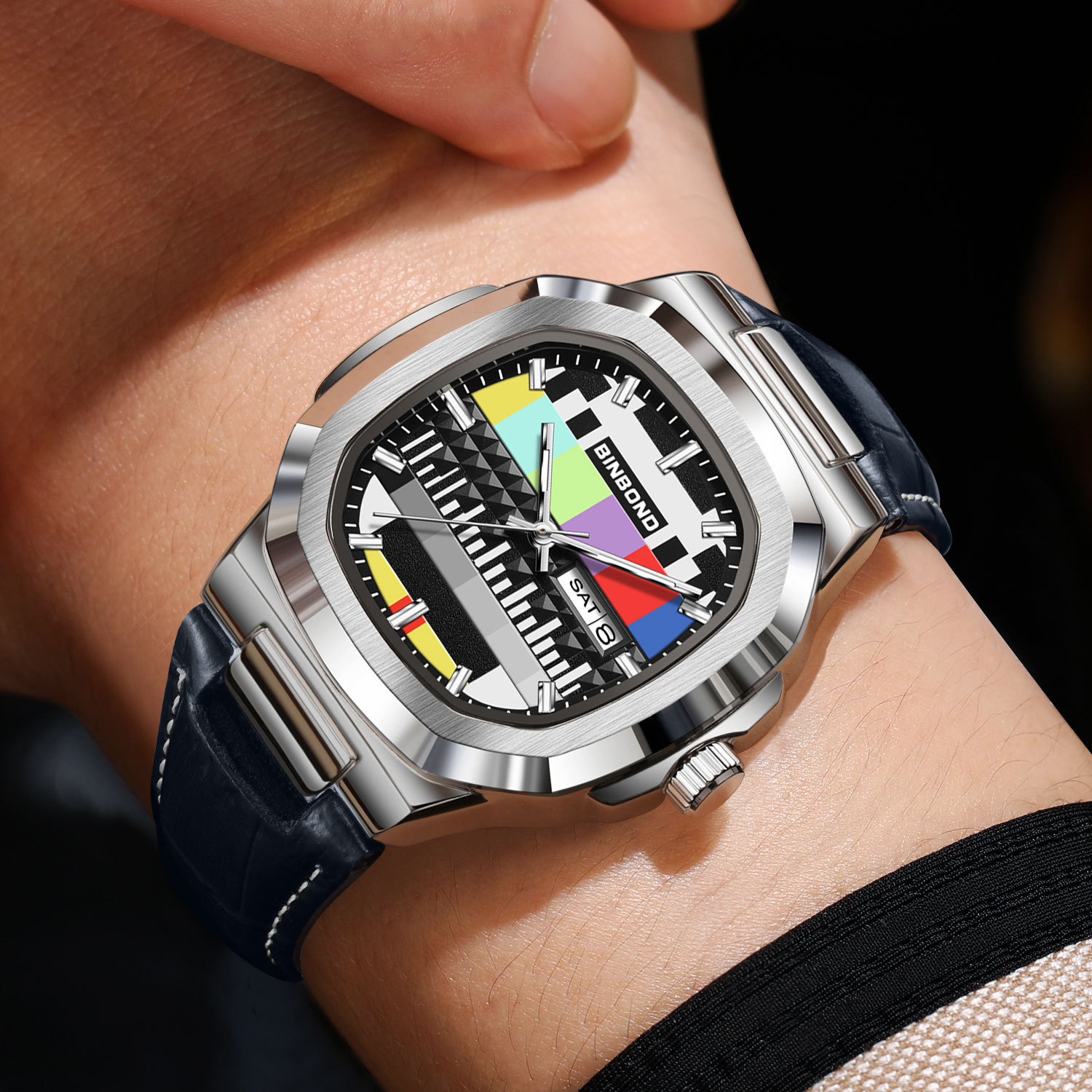 BINBOND Orologio Quadrato Aute - Smartwatch Square Watches For Men recensione e prezzo